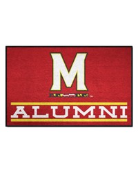 Maryland Terrapins Starter Mat Accent Rug  19in. x 30in. Alumni Starter Mat Red by   
