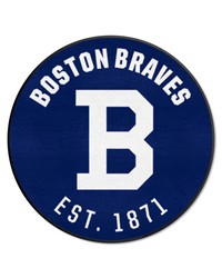 Boston Braves Roundel Rug  27in. Diameter Navy by   