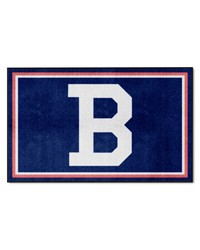 Boston Braves 4ft. x 6ft. Plush Area Rug Navy by   