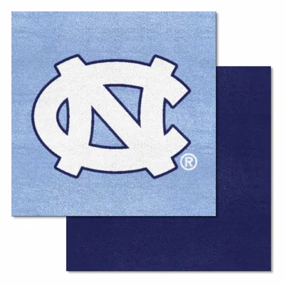 Fan Mats  LLC North Carolina Tar Heels Team Carpet Tiles Blue