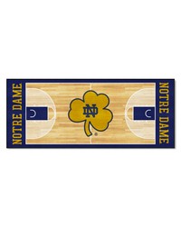 Notre Dame Fighting Irish Court Runner Rug  30in. x 72in. Navy by   