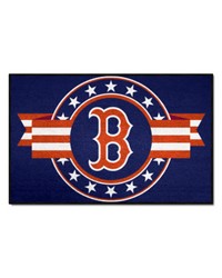 Boston Red Sox Starter Mat Accent Rug  19in. x 30in. Patriotic Starter Mat Blue by   