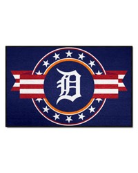 Detroit Tigers Starter Mat Accent Rug  19in. x 30in. Patriotic Starter Mat Blue by   