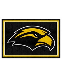 Southern Miss Golden Eagles 5ft. x 8 ft. Plush Area Rug Black by   