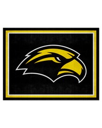 Southern Miss Golden Eagles 8ft. x 10 ft. Plush Area Rug Black by   
