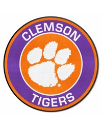 Clemson Tigers Roundel Mat by   