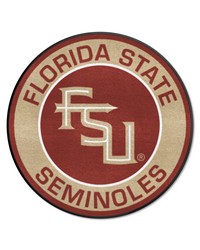 Florida State Seminoles Roundel Rug  27in. Diameter Garnet by   
