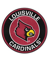 Louisville Cardinals Roundel Mat by   