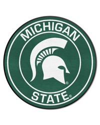 Michigan State Spartans Roundel Rug  27in. Diameter Green by   
