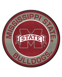 Mississippi State Bulldogs Roundel Rug  27in. Diameter Maroon by   