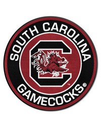 South Carolina Gamecocks Roundel Rug  27in. Diameter Black by   
