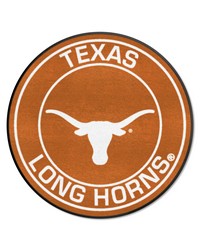 Texas Longhorns Roundel Rug  27in. Diameter Orange by   