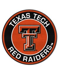 Texas Tech Red Raiders Roundel Rug  27in. Diameter Red by   
