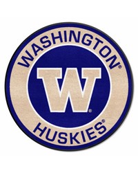 Washington Huskies Roundel Mat by  Fairwinds Studio 