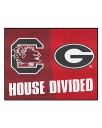 House Divided  South Carolina   Georgia House Divided House Divided Rug  34 in. x 42.5 in. Multi by   