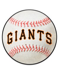 New York Giants Baseball Rug  27in. Diameter White by   