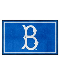 Brooklyn Dodgers 4ft. x 6ft. Plush Area Rug 1949 Retro Logo Blue by   
