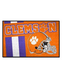 Clemson Tigers Starter Mat Accent Rug  19in. x 30in. Unifrom Design Orange by   