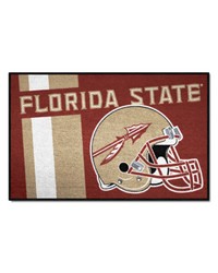 Florida State Seminoles Starter Mat Accent Rug  19in. x 30in. Unifrom Design Garnet by   