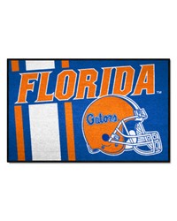 Florida Gators Starter Mat Accent Rug  19in. x 30in. Unifrom Design Blue by   
