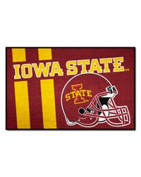 Iowa State Cyclones Starter Mat Accent Rug  19in. x 30in. Unifrom Design Red by   