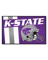 Kansas State Wildcats Starter Mat Accent Rug  19in. x 30in. Unifrom Design Purple by   