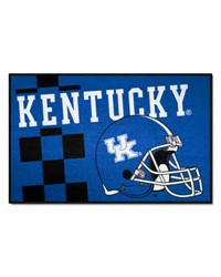 Kentucky Wildcats Starter Mat Accent Rug  19in. x 30in. Unifrom Design Blue by   
