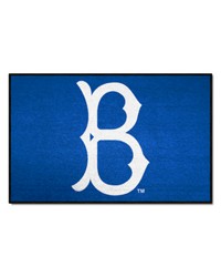 Brooklyn Dodgers Starter Mat Accent Rug  19in. x 30in. 1949 Retro Logo Blue by   