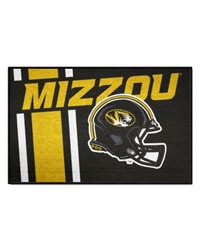 Missouri Tigers Starter Mat Accent Rug  19in. x 30in. Unifrom Design Black by   