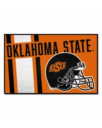 Oklahoma State Cowboys Starter Mat Accent Rug  19in. x 30in. Unifrom Design Orange by   