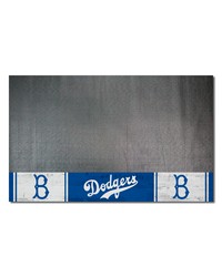 Brooklyn Dodgers Vinyl Grill Mat  26in. x 42in. 1949 Retro Logo Blue by   