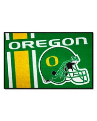 Oregon Ducks Starter Mat Accent Rug  19in. x 30in. Unifrom Design Green by   