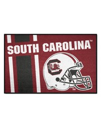 South Carolina Gamecocks Starter Mat Accent Rug  19in. x 30in. Unifrom Design Maroon by   