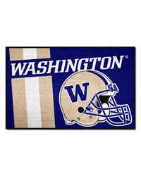 Washington Huskies Starter Mat Accent Rug  19in. x 30in. Unifrom Design Purple by   