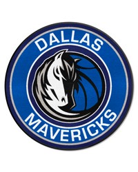 Dallas Mavericks Roundel Rug  27in. Diameter Royal by   