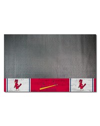 St. Louis Cardinals Vinyl Grill Mat  26in. x 42in. Red by   