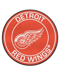 Detroit Red Wings Roundel Rug  27in. Diameter Red by   