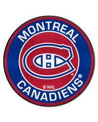 Montreal Canadiens Roundel Rug  27in. Diameter Blue by   