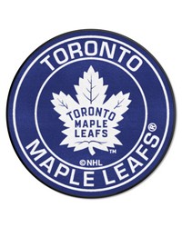Toronto Maple Leafs Roundel Rug  27in. Diameter Royal by   