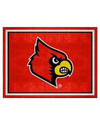 Louisville Cardinals 8ft. x 10 ft. Plush Area Rug Red by   