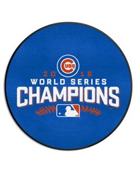 Chicago Cubs 2016 World Series Champions Baseball Rug  27in. Diameter Blue by   