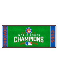 Chicago Cubs 2016 World Series Champions Baseball Runner Rug  30in. x 72in. Green by   