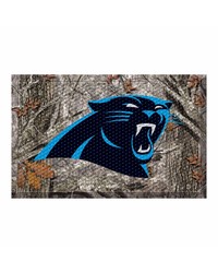 Carolina Panthers Camo Scraper Mat by   