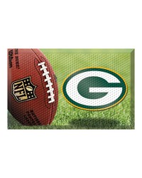 Green Bay Packers Rubber Scraper Door Mat Photo by   