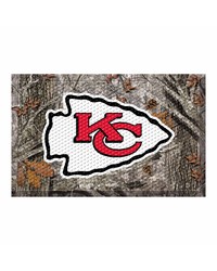 Kansas City Chiefs Camo Scraper Mat by   