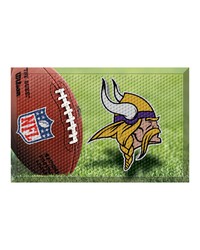Minnesota Vikings Rubber Scraper Door Mat Photo by   