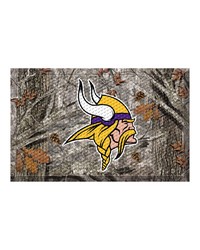 Minnesota Vikings Rubber Scraper Door Mat Camo Camo by   