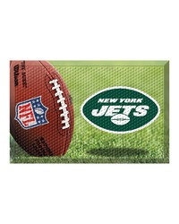 New York Jets Rubber Scraper Door Mat Photo by   