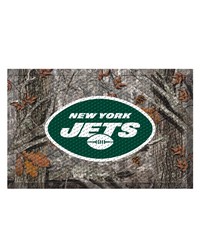 New York Jets Rubber Scraper Door Mat Camo Camo by   