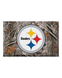 Pittsburgh Steelers Rubber Scraper Door Mat Camo Camo by   